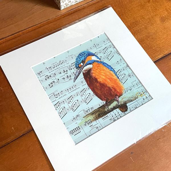 Kingfisher wall art print